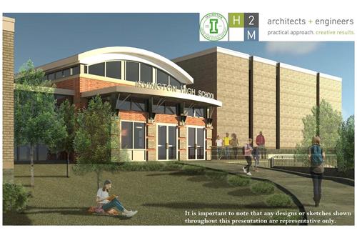Irvington New High School Entrance 